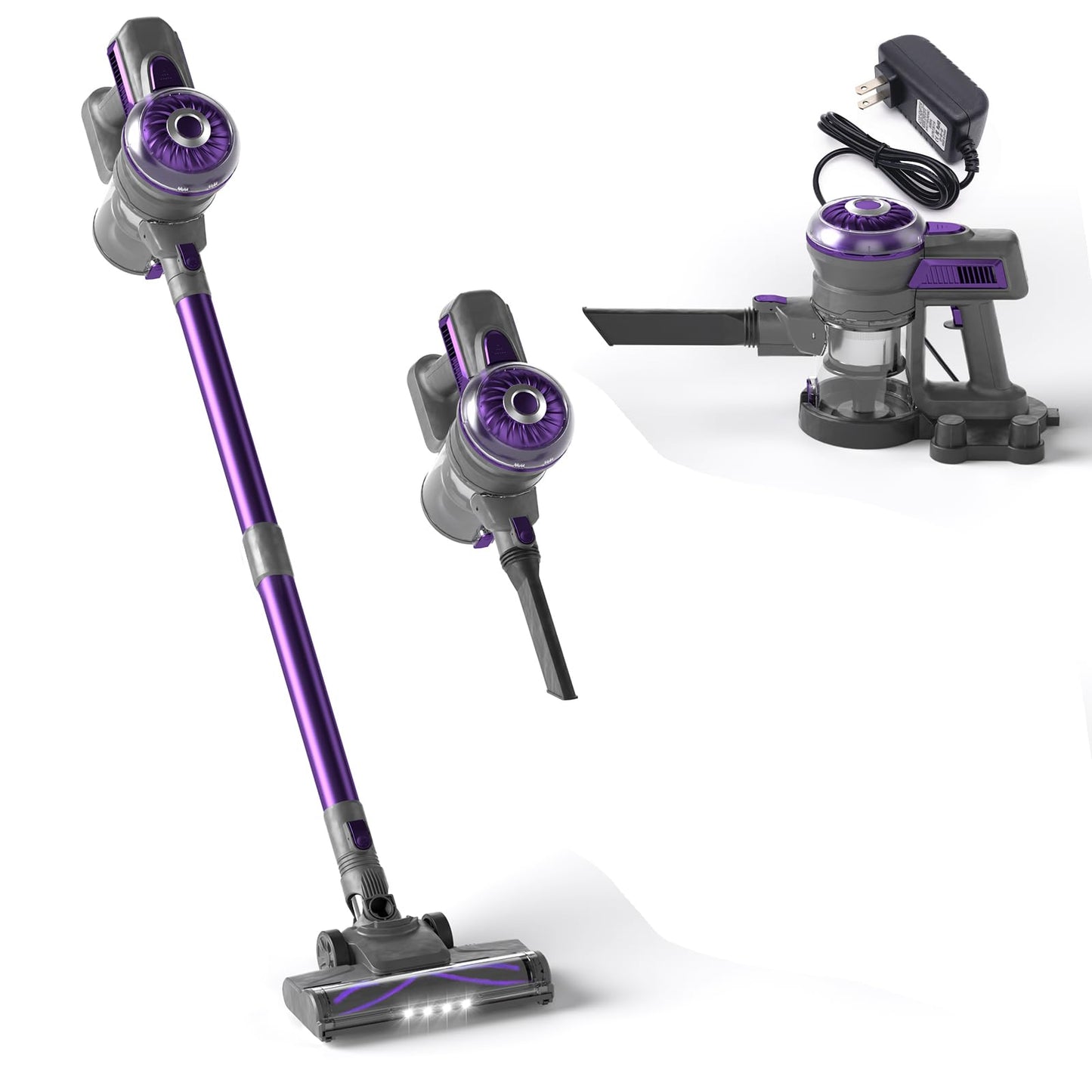 Cordless Vacuum Cleaner - Portable Handheld Rechargeable for Home & Pet Hair, Lightweight Wireless -S1