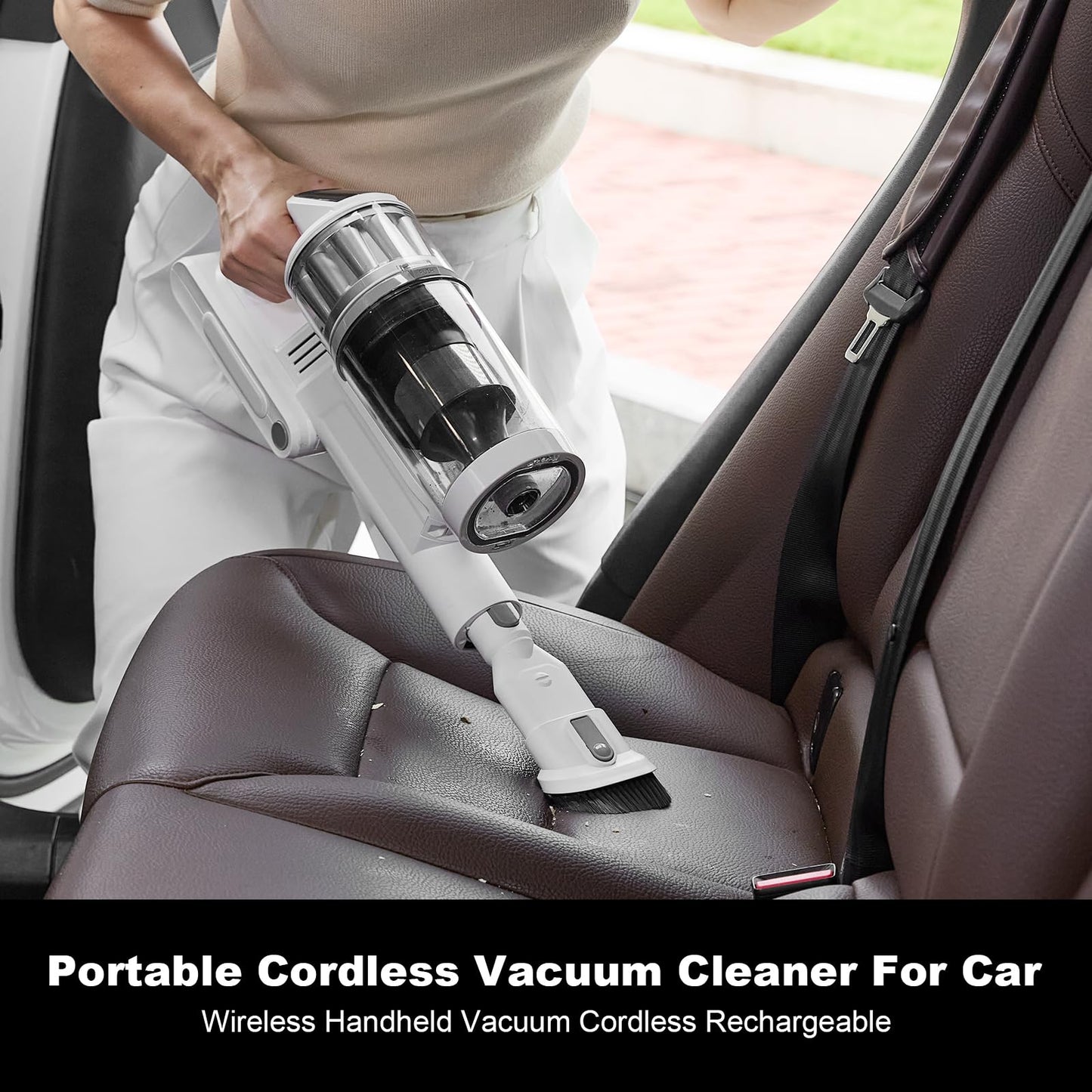 Cordless Vacuum Cleaner - Portable Handheld Rechargeable for Home & Pet Hair, Lightweight Wireless-V10