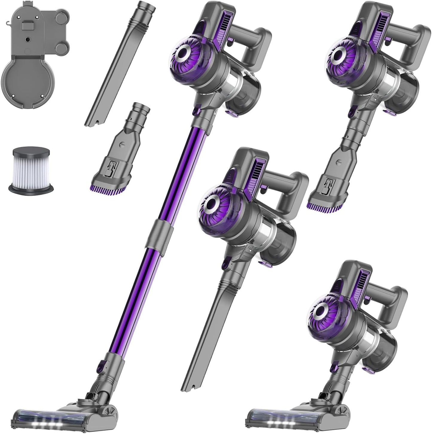 Cordless Vacuum Cleaner - Portable Handheld Rechargeable for Home & Pet Hair, Lightweight Wireless-S2