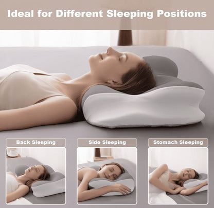 Cotiro Cervical, Neck and Shoulder Pain Pillows Contour Pillows Neck Pillows Ergonomic Memory Foam Pillows