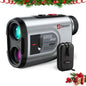 Golf Rangefinder with Slope, Golf Laser Rangefinder with Bag, 1300 Yards Rechargeable Range Finders Golfing with Flag Lock Vibration