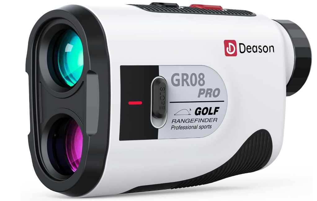 Cotiro Golf Magnetic, 1300 Yard Laser Golf Distance Rangefinder with Slope 7x Magnification Rechargeable Rangefinder Golf Ball with Flag Lock Vibrating Golf Accessory for Hunting