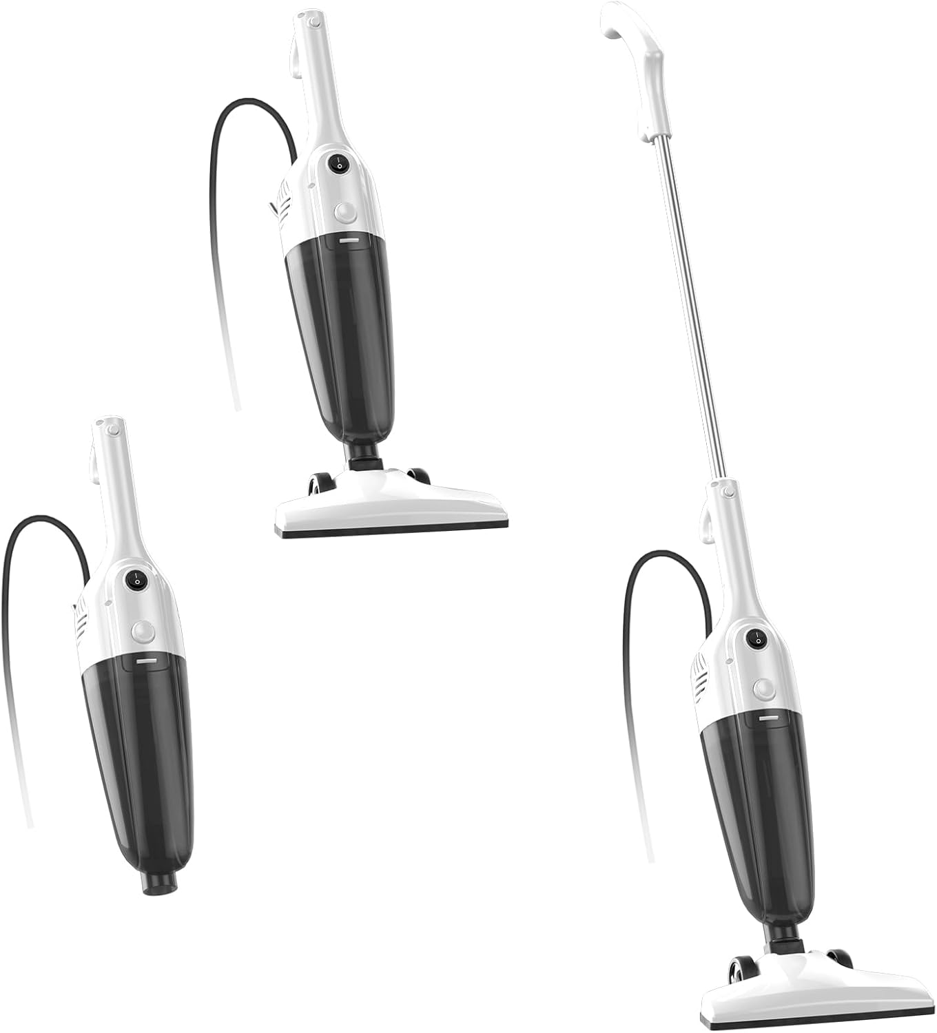 Home Vacuum Cleaners - Corded Stick Vacuum, Powerful Suction for Pet Hair, Carpet & Hardwood, Lightweight Handheld Portable-MC