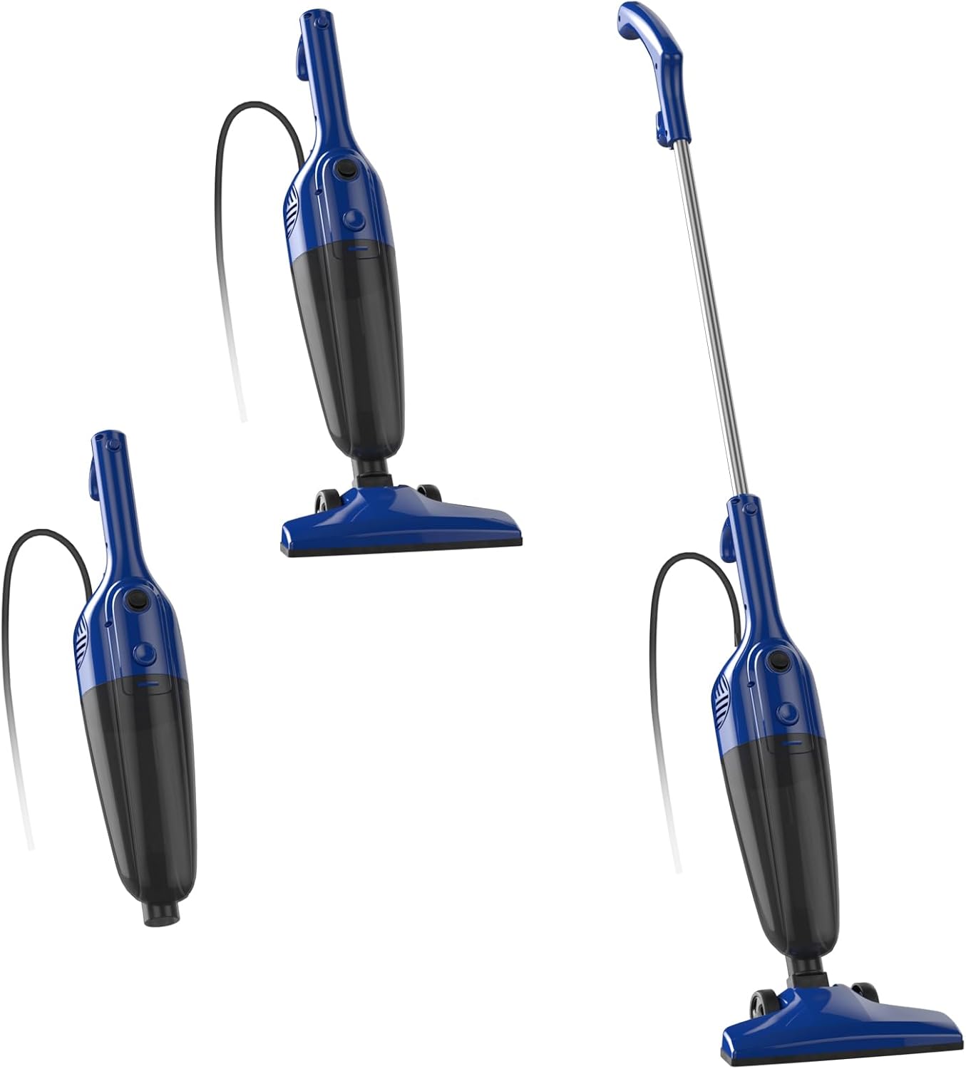 Home Vacuum Cleaners - Corded Stick Vacuum, Powerful Suction for Pet Hair, Carpet & Hardwood, Lightweight Handheld Portable-MC
