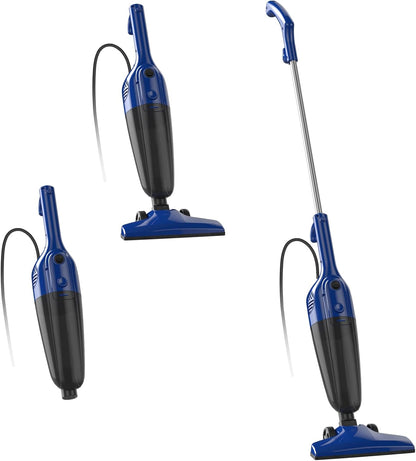 Home Vacuum Cleaners - Corded Stick Vacuum, Powerful Suction for Pet Hair, Carpet & Hardwood, Lightweight Handheld Portable-MC