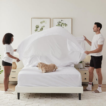 Cotiro 6 Piece Sheet Set King Size Hotel Luxury Sheet Set Deep Pocket Anti-Wrinkle Sheet Set