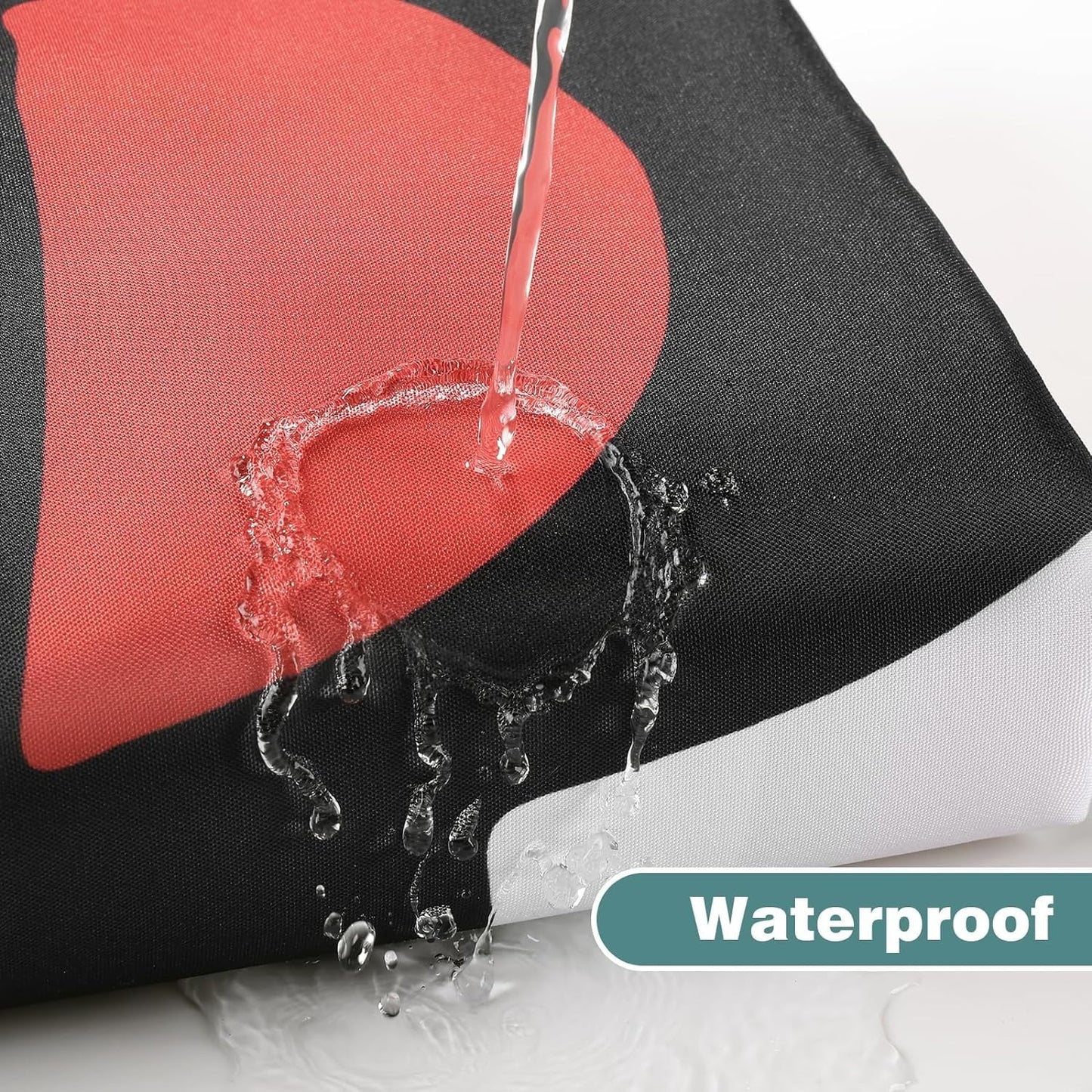 Shower Curtain with 12 Hooks Waterproof Curtain for Bathroom Modern Art Floral Polyester Fabric Abstract Shower Curtains 72x72