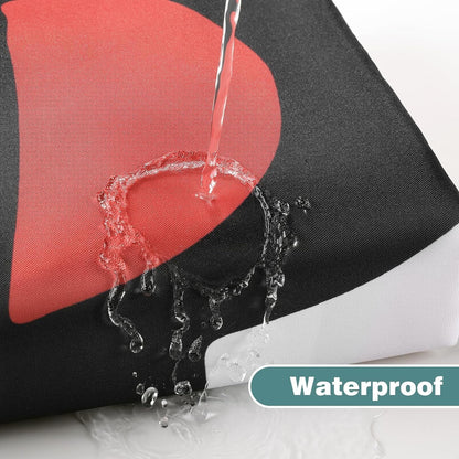 Shower Curtain with 12 Hooks Waterproof Curtain for Bathroom Modern Art Floral Polyester Fabric Abstract Shower Curtains 72x72