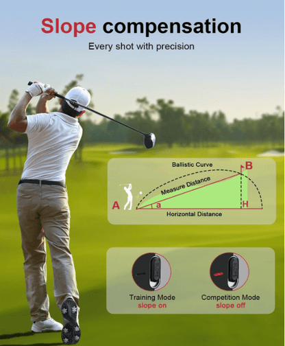 Cotiro Golf Magnetic, 1300 Yard Laser Golf Distance Rangefinder with Slope 7x Magnification Rechargeable Rangefinder Golf Ball with Flag Lock Vibrating Golf Accessory for Hunting