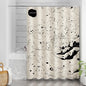 Shower Curtain with 12 Hooks Waterproof Curtain for Bathroom Modern Art Floral Polyester Fabric Abstract Shower Curtains 72x72