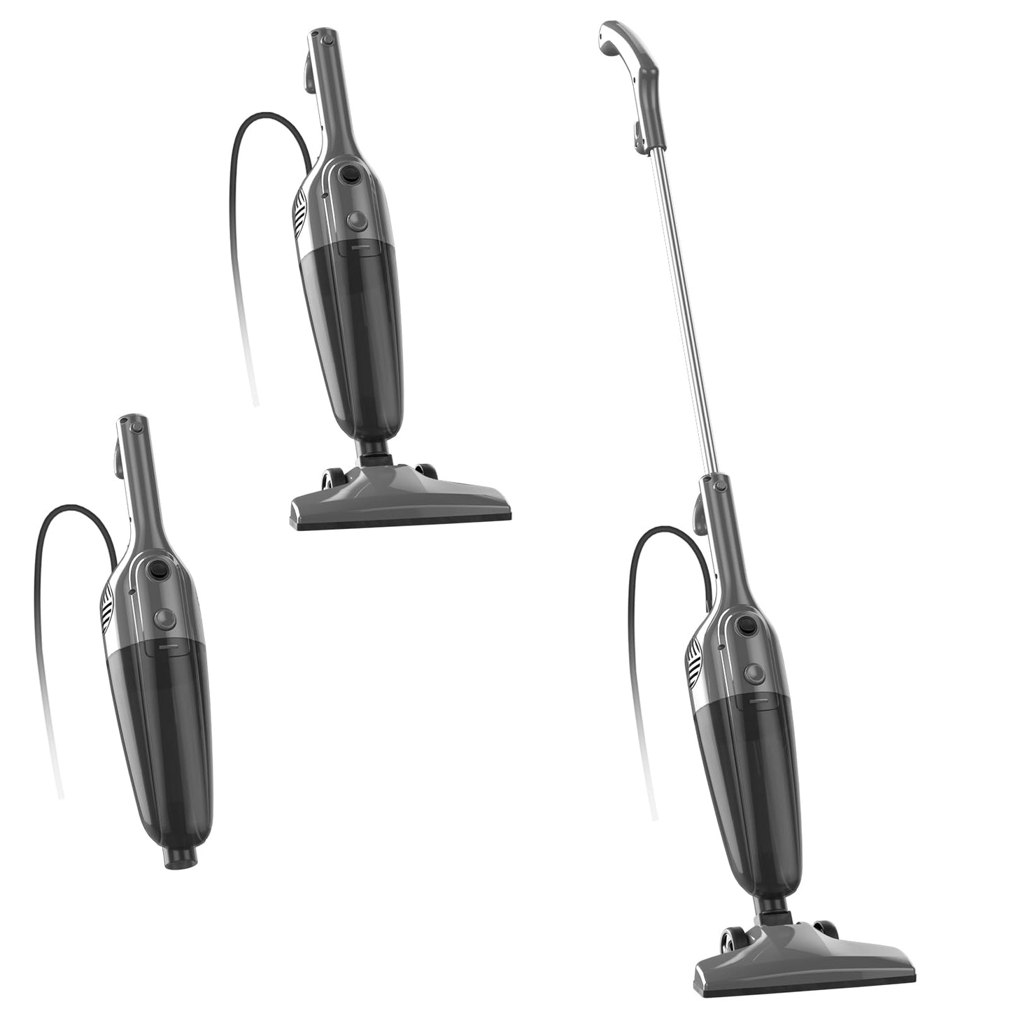 Home Vacuum Cleaners - Corded Stick Vacuum, Powerful Suction for Pet Hair, Carpet & Hardwood, Lightweight Handheld Portable-MC