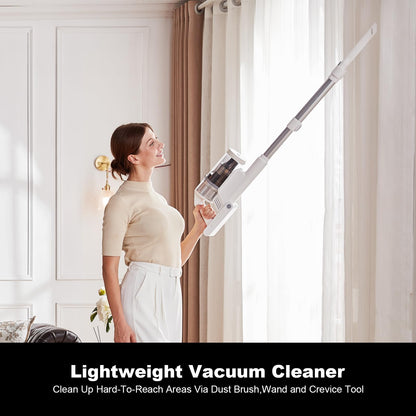 Cordless Vacuum Cleaner - Portable Handheld Rechargeable for Home & Pet Hair, Lightweight Wireless-V10